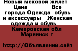 Новый меховой жилет › Цена ­ 14 000 - Все города Одежда, обувь и аксессуары » Женская одежда и обувь   . Кемеровская обл.,Мариинск г.